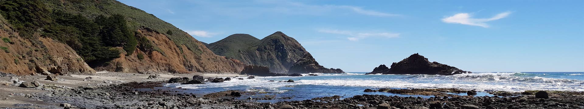 Photo of a California beach