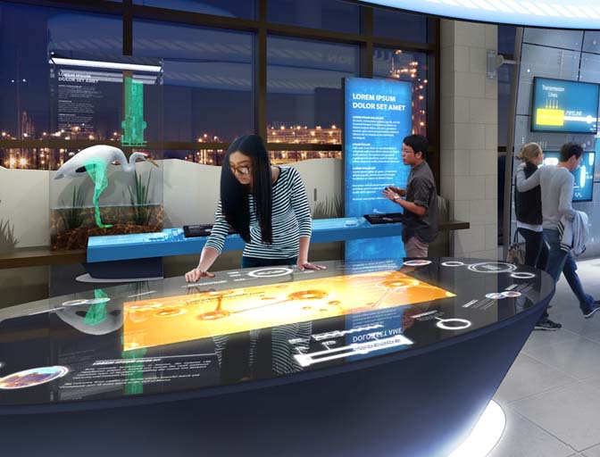 Exhibit rendering