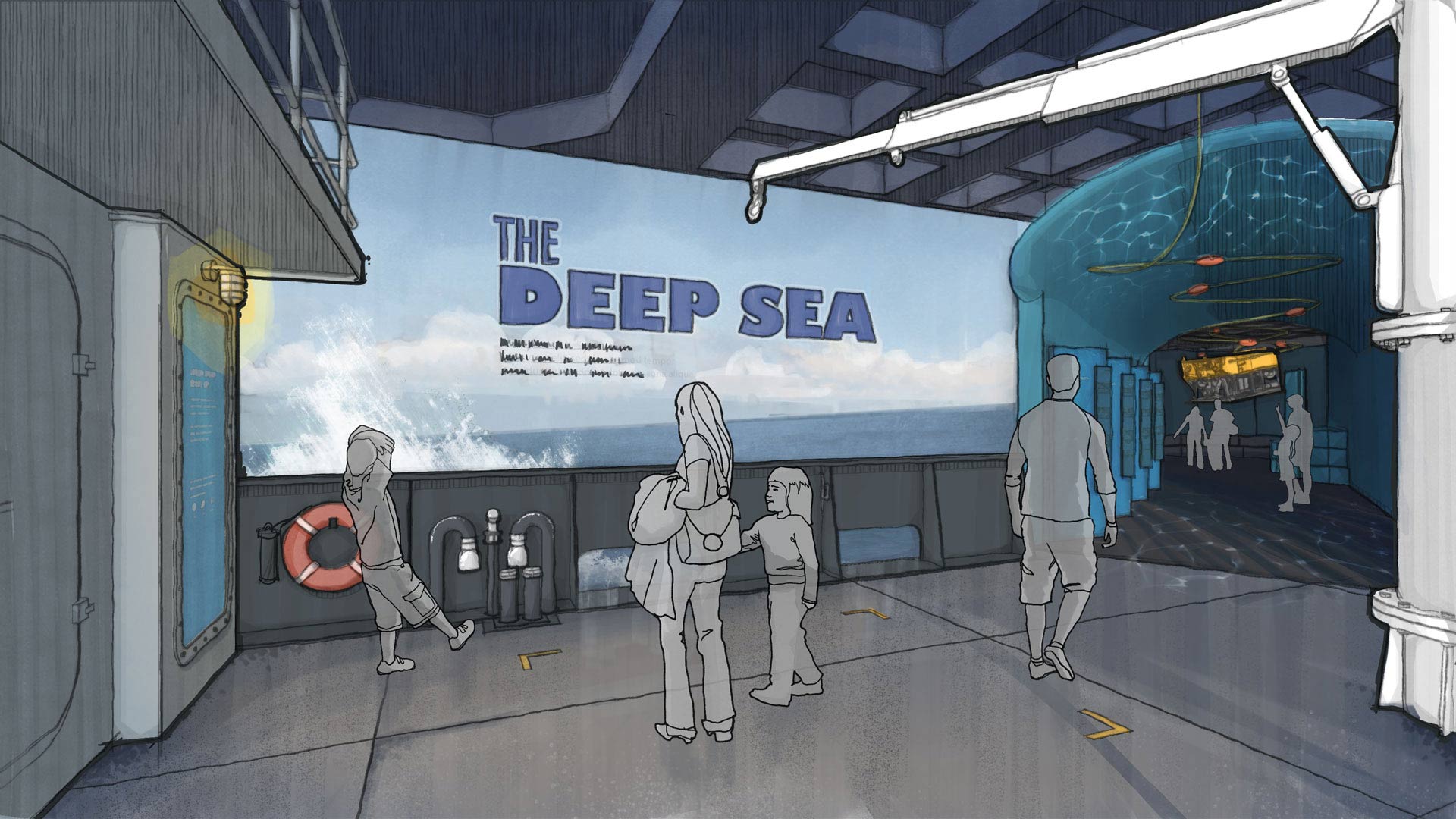 Monterey Bay Aquarium Rendering