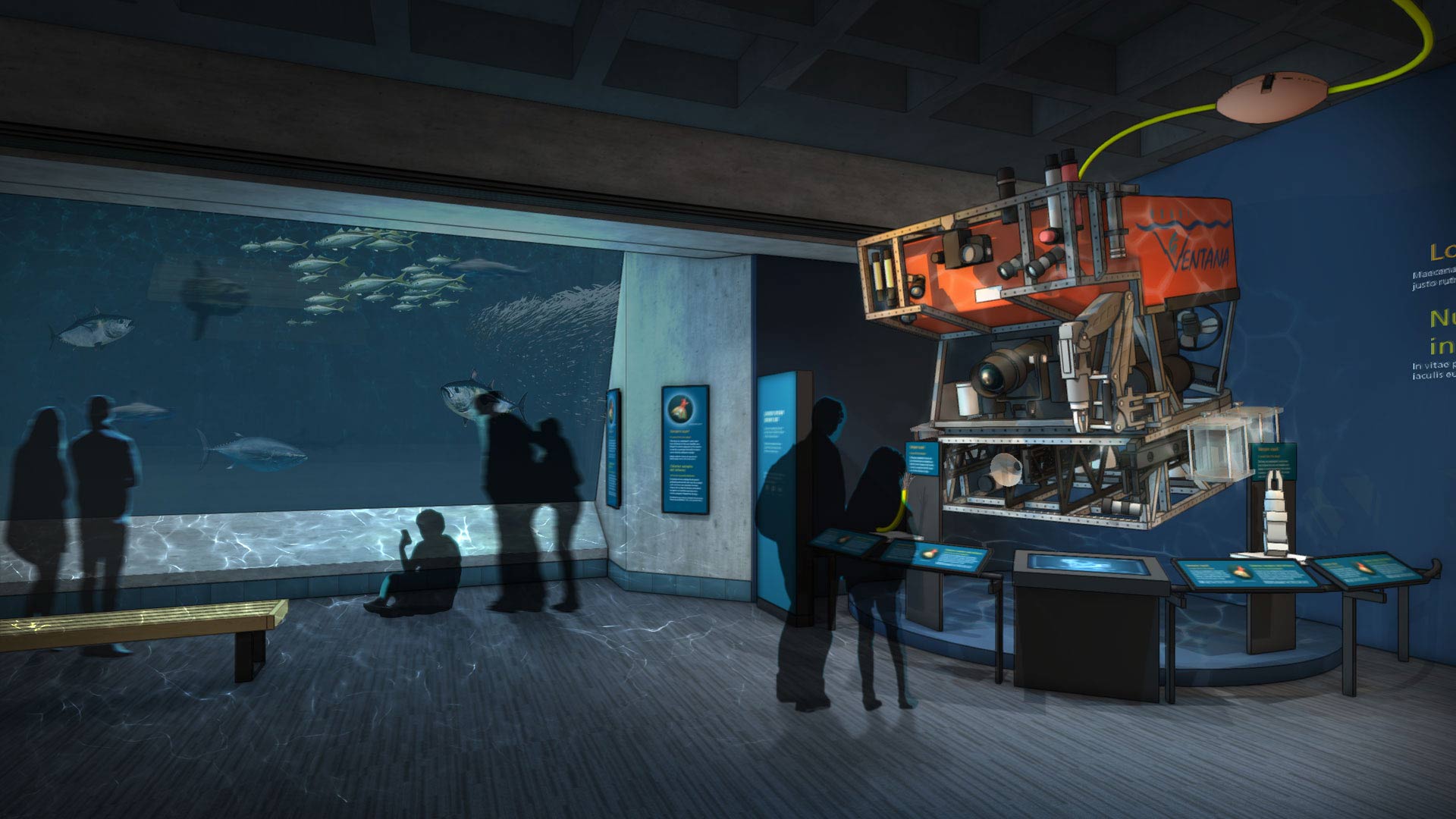 Monterey Bay Aquarium Rendering