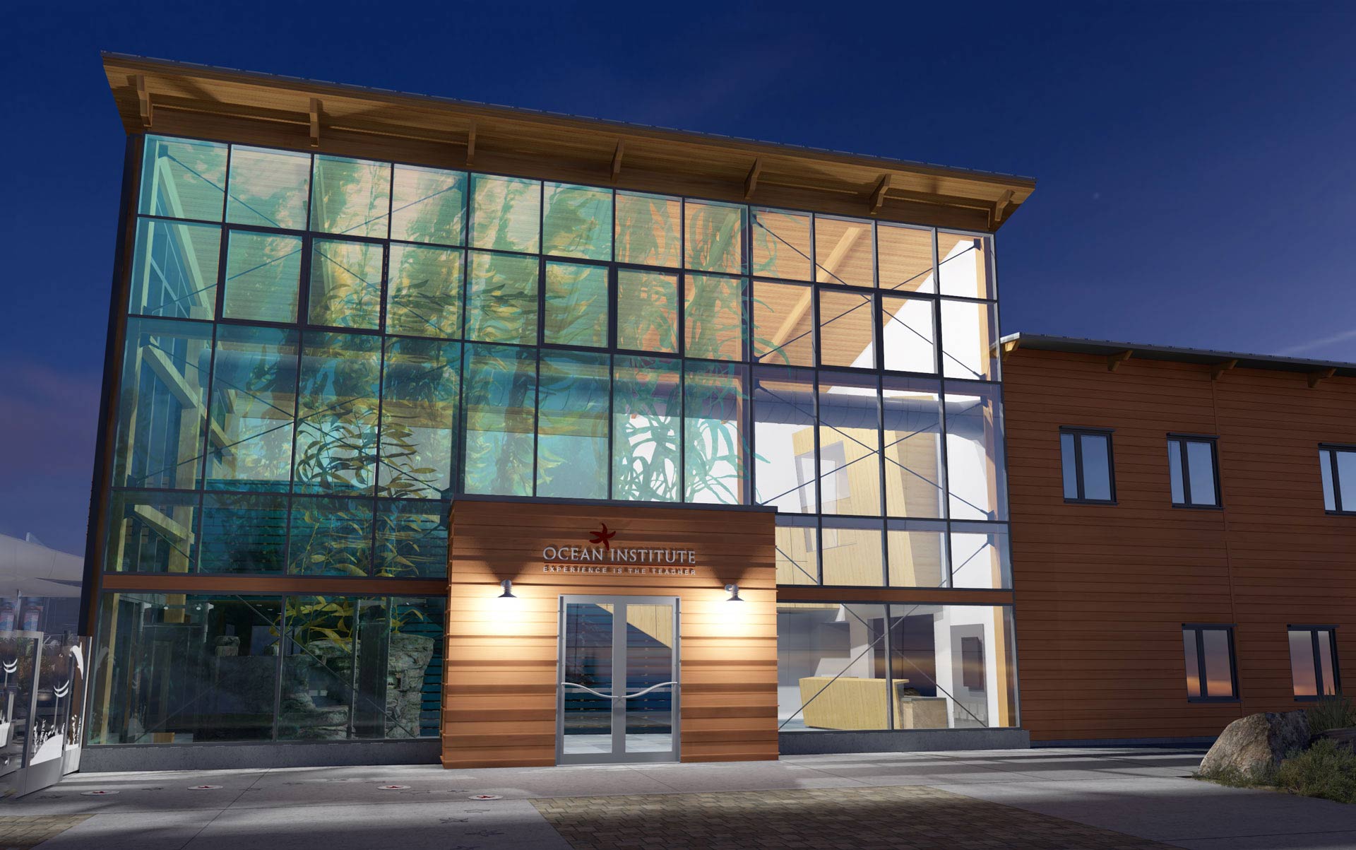 Ocean Institute exterior rendering