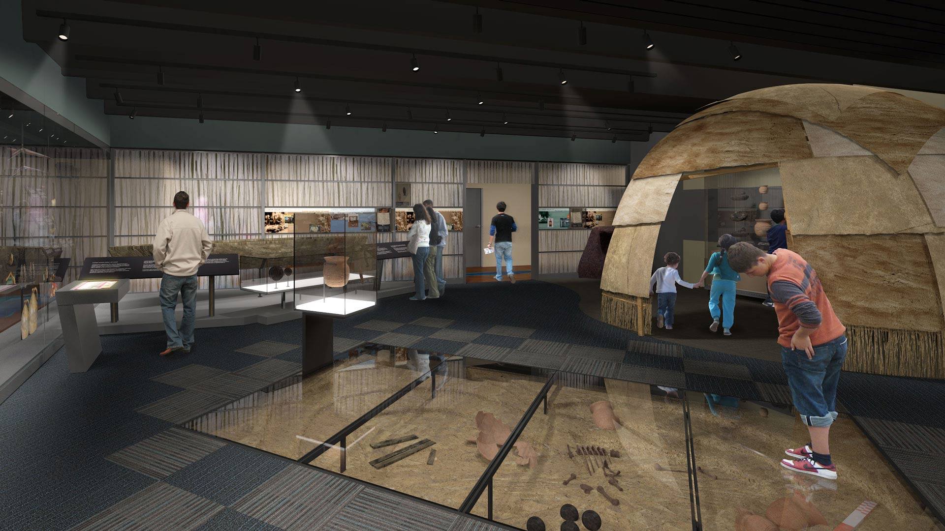 Rendering of Oshkosh exhibit